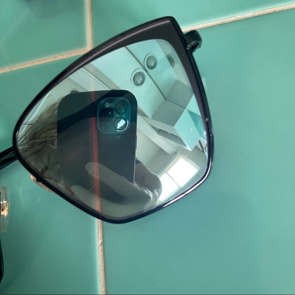 Diff Eyewear Becky Authentic Black Frame Mirror - image 7